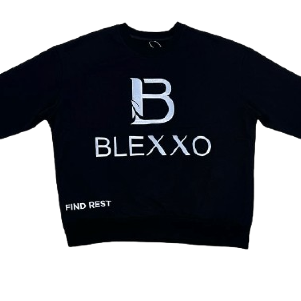 Blexxo Find Rest Embroidered Sweatshirt